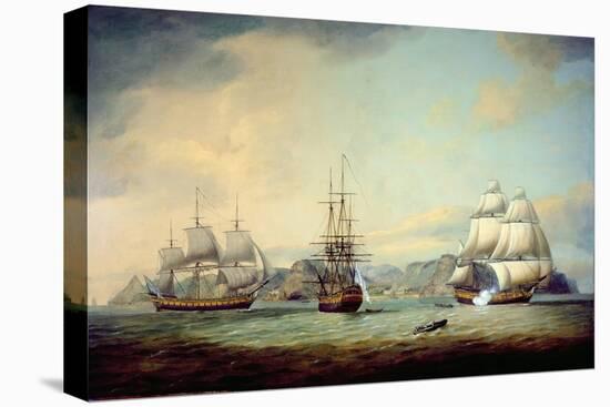 East Indiaman Ceres Off St Helena, 1788-Thomas Luny-Premier Image Canvas