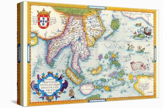 East Indies by Ortelius-Abraham Ortelius-Stretched Canvas