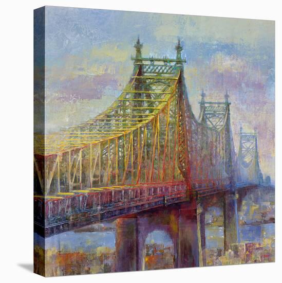 East River Bridge-Longo-Stretched Canvas