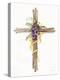 Easter Blessing Cross I-Kathleen Parr McKenna-Stretched Canvas