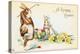 Easter card with a golfing theme, British, 1924-Unknown-Premier Image Canvas