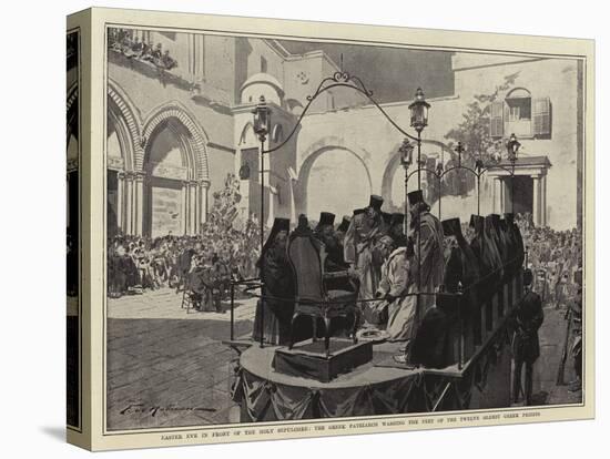 Easter Eve in Front of the Holy Sepulchre-Frederic De Haenen-Premier Image Canvas