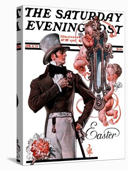 "Easter Finery," Saturday Evening Post Cover, April 11, 1925-Joseph Christian Leyendecker-Premier Image Canvas