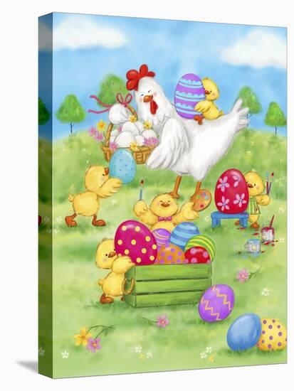 Easter Hen with Eggs-MAKIKO-Premier Image Canvas