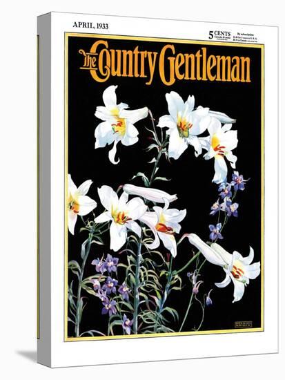 "Easter Lilies," Country Gentleman Cover, April 1, 1933-Nelson Grofe-Premier Image Canvas