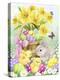 Easter Rabbit and Chicks 2-MAKIKO-Premier Image Canvas