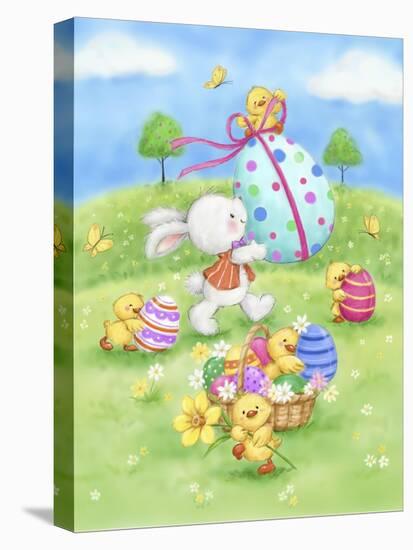 Easter Rabbit and Egg-MAKIKO-Premier Image Canvas