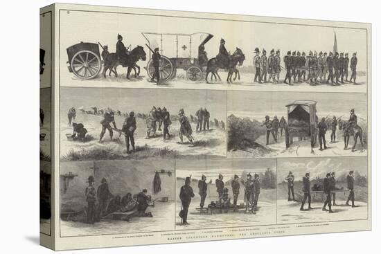 Easter Volunteer Manoeuvres, the Ambulance Corps-null-Premier Image Canvas