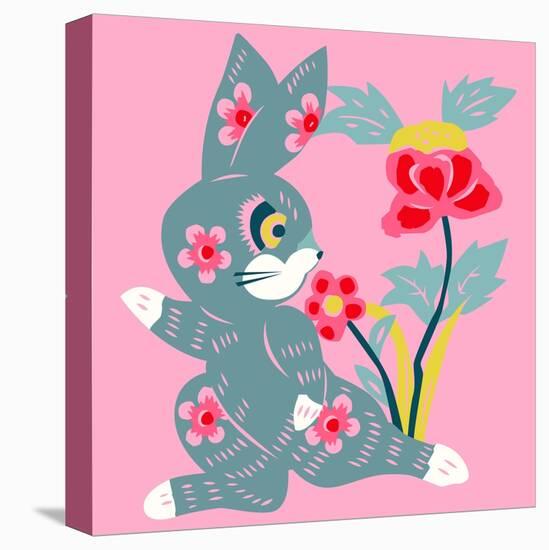 Eastern Pop Bunny-null-Premier Image Canvas