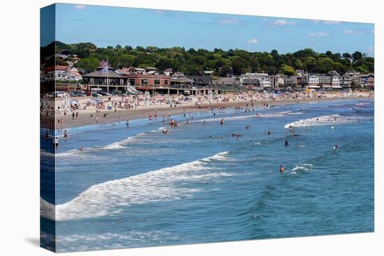 Easton's Beach Newport Rhode Island-null-Stretched Canvas