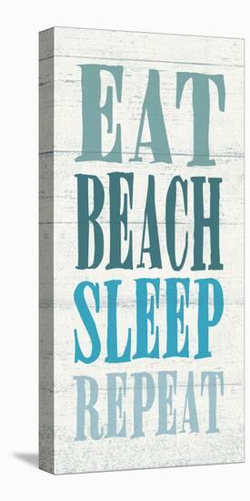 Eat, Beach, Sleep, Repeat-Sparx Studio-Stretched Canvas