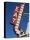 Eat Diner Sign along West 6th Avenue, San Jacinto District, Amarillo, Texas-Walter Bibikow-Premier Image Canvas