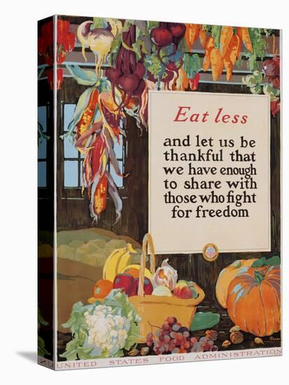 Eat Less and Let Us Be Thankful-null-Premier Image Canvas