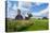 Eau Claire, Wisconsin, Farm and Red Barn in Picturesque Farming Scene-Bill Bachmann-Premier Image Canvas