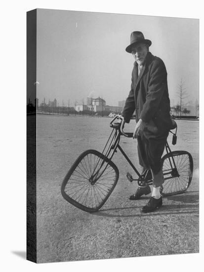 Eccentric Square-Wheeled Bicycle-Wallace Kirkland-Premier Image Canvas