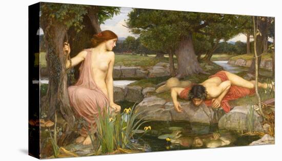 Echo and Narcissus, 1903-John William Waterhouse-Stretched Canvas
