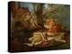 Echo and Narcissus or the Death of Narcissus-Nicolas Poussin-Premier Image Canvas