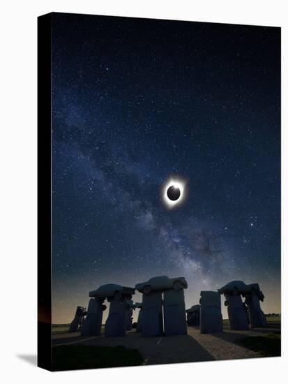 Eclipse at Carhenge-Dale O’Dell-Premier Image Canvas