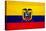 Ecuador Flag Design with Wood Patterning - Flags of the World Series-Philippe Hugonnard-Stretched Canvas