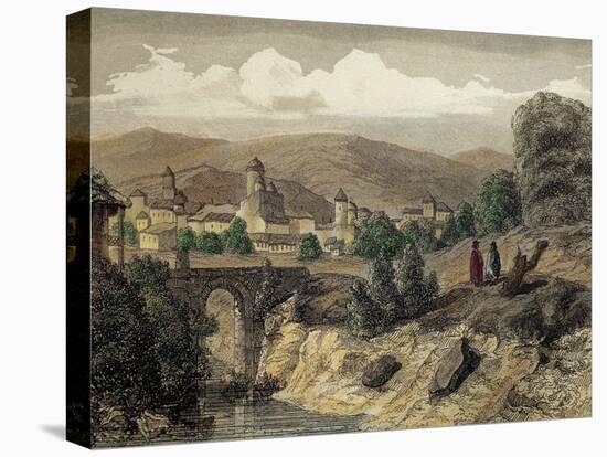 Ecuador, San Francisco de Quito, Engraving, 1850-null-Premier Image Canvas