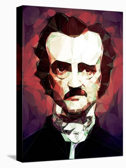 Edgar Allan Poe-Enrico Varrasso-Stretched Canvas