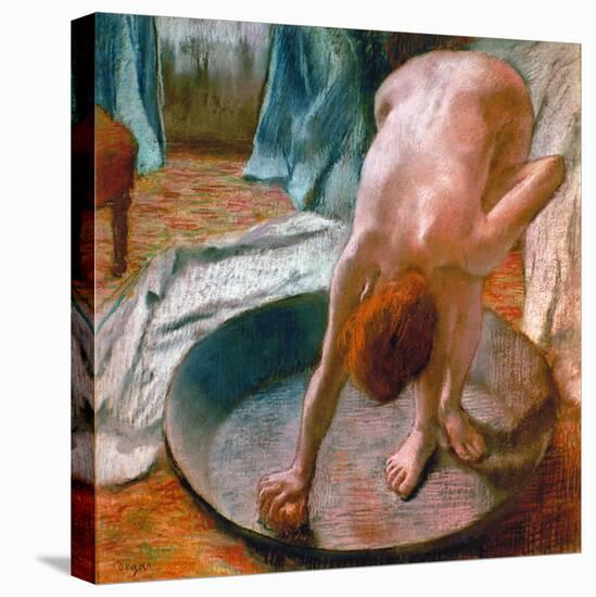 Edgar Degas: The Tub, 1886-Edgar Degas-Premier Image Canvas