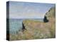 Edge of the Cliff, Pourville, 1882-Claude Monet-Premier Image Canvas