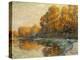 Edge of the River in Autumn. Bords de Riviere en Automne. 1912-Gustave Loiseau-Premier Image Canvas