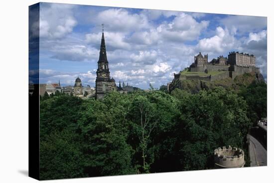 Edinburgh Castle-Vittoriano Rastelli-Premier Image Canvas