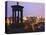 Edinburgh Cityscape at Dusk Looking Towards Edinburgh Castle, Edinburgh, Lothian, Scotland, Uk-Amanda Hall-Premier Image Canvas