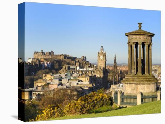 Edinburgh Cityscape from Calton Hill, Edinburgh, Lothian, Scotland-Chris Hepburn-Premier Image Canvas