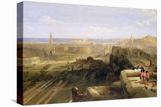 Edinburgh from the Castle, 1847-David Roberts-Premier Image Canvas