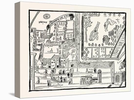 Edinburgh: Rough Sketch of the Kirk-Of-Field February 1567 Taken Hastily for the English Court-null-Premier Image Canvas