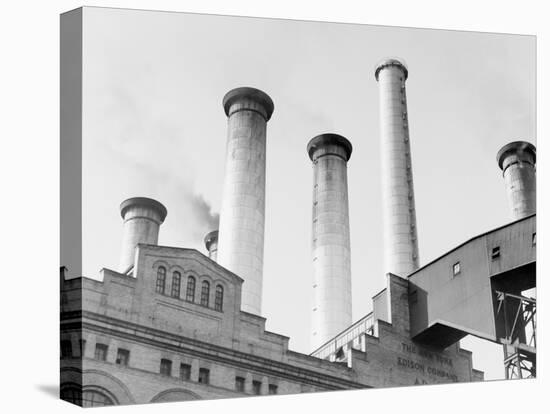 Edison Power Plant on East River-null-Premier Image Canvas