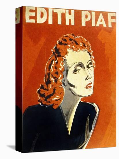 Edith Piaf (1915-1963) French Singer, C. 1930-null-Stretched Canvas
