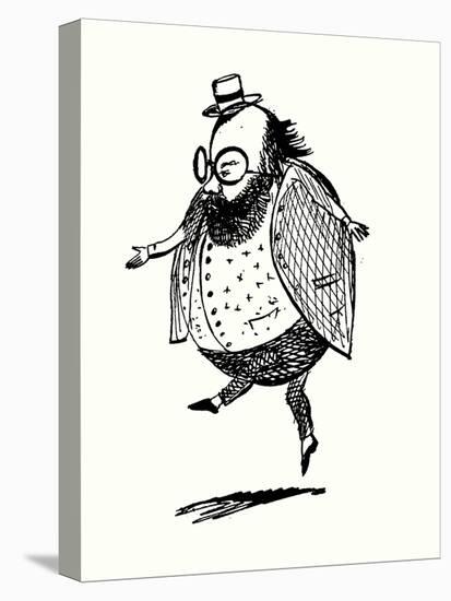 Edward Lear, Self-Portrait (Colour Litho)-Edward (after) Lear-Premier Image Canvas