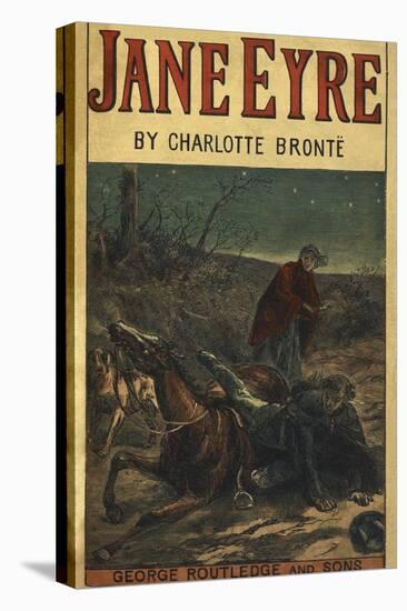 Edward Rochester With His Fallen Horse, in Front Of Jane Eyre-Charlotte Bronte-Premier Image Canvas