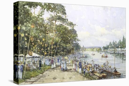 Edwardian Summer, Henley Regatta, c.1908-John Sutton-Premier Image Canvas
