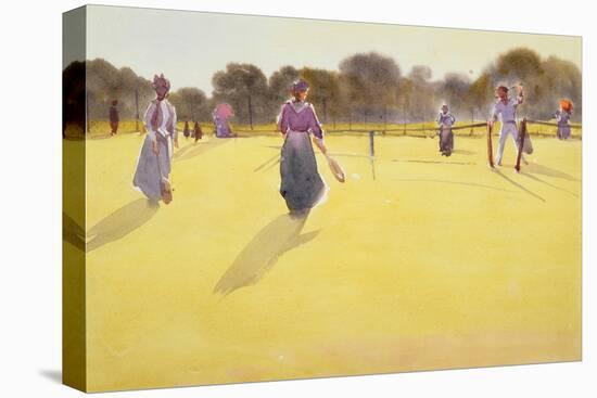 Edwardians at Tennis-Tom Simpson-Premier Image Canvas