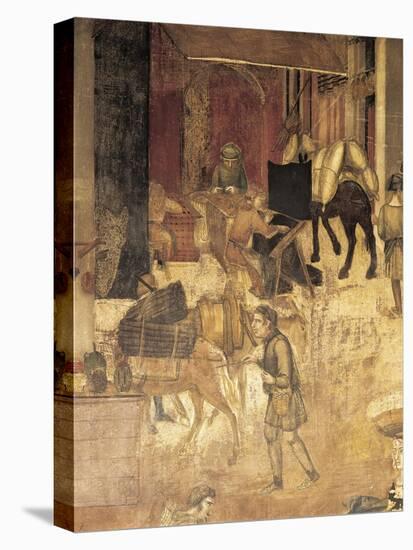 Effects of Good Government in the City, City Street-Ambrogio Lorenzetti-Premier Image Canvas