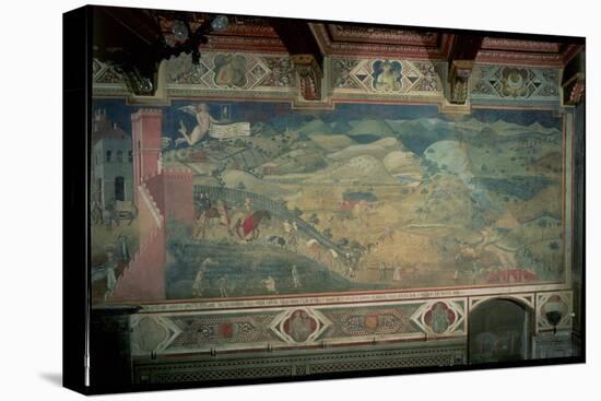 Effects of Good Government in the Countryside, 1338-40-Ambrogio Lorenzetti-Premier Image Canvas