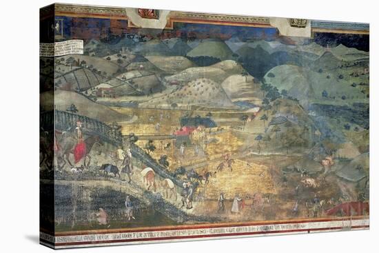 Effects of Good Government in the Countryside, 1388-40-Ambrogio Lorenzetti-Premier Image Canvas