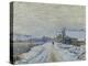 Effet De Neige a Tournedos, 1899-Gustave Loiseau-Premier Image Canvas