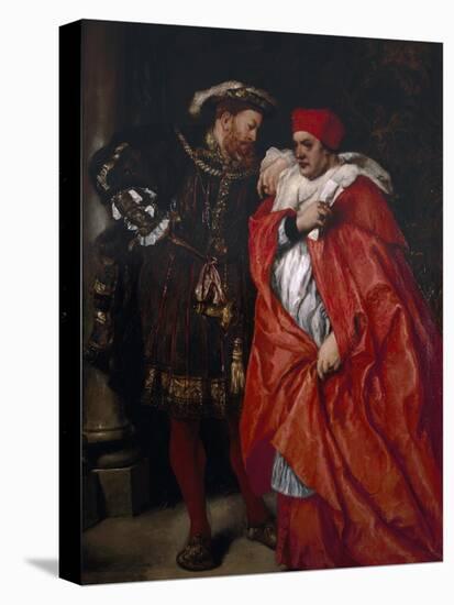 Ego Et Rex Meus, 1888; King Henry VIII and Cardinal Wolsey-John Gilbert-Premier Image Canvas