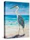 Egret Beach-Julie DeRice-Premier Image Canvas