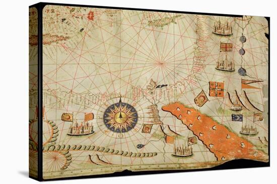 Egypt and the Red Sea, from a Nautical Atlas of the Mediterranean and Middle East-Calopodio da Candia-Premier Image Canvas