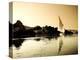 Egypt, Aswan, Felucca and Nile River-Michele Falzone-Premier Image Canvas