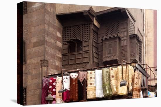 Egypt, Cairo, Islamic Old Town, Textile Market at Bab El-Ghouriya-Catharina Lux-Premier Image Canvas