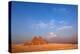 Egypt, Cairo, Pyramids of Giza, Evening Light-Catharina Lux-Premier Image Canvas