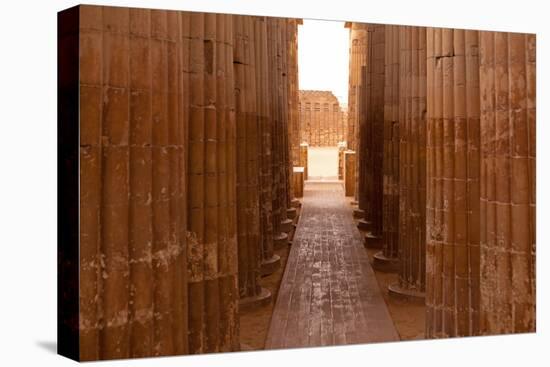 Egypt, Cairo, Saqqara, Colonnade of the Djoser-Catharina Lux-Premier Image Canvas